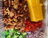 A picture of step 3 of Rotel Dip.