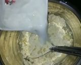 A picture of step 2 of Besan dhokla.