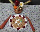 A picture of step 8 of Seasome seeds (till) peanuts jaggery chikki(till gud chikki).