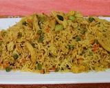 A picture of step 7 of Asian Chicken Fried Rice.