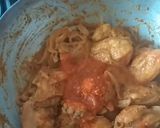 A picture of step 8 of Red Chicken Curry.