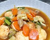 Foto langkah ke 3 dari resep Sapo Tahu Ayam Oriental.