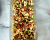 A picture of step 1 of Veg sandwich.