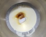 Foto del paso 1 de la receta: 🍰🍑Postre estilo chajá en vasito 🍑 Práctico y fresco 🍑🍰