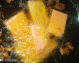 A picture of step 5 of Tofu(Awara and sauce).