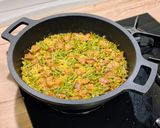 A picture of step 5 of Whole Grain Paella Variation.