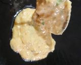 A picture of step 2 of Bottle guard pancake.[leftover vegetable].