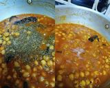 A picture of step 4 of Protein Full Chole Masala.