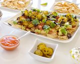 Foto del paso 6 de la receta Nachos con Guacamole y Salsa de Queso Cheddar | @DarixLAB