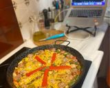 Foto del paso 13 de la receta: Paella mini para tres, con albóndigas