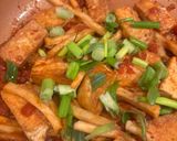 A picture of step 2 of Braised Tofu and Potatoes with Tomato.