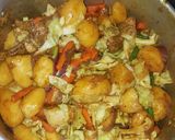 A picture of step 6 of Veggies potato.