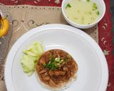 Foto langkah ke 6 dari resep Nasi tim ayam.