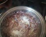 Foto del passaggio 9 della ricetta Risotto al Radicchio sfumato al vino Rosso