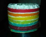 Foto langkah ke 8 dari resep Rainbow Cake.