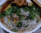 รูปขั้นตอนการทำที่ 8 ของ ก๋วยเตี๋ยวไก่พะโล้เส้นหมี่