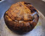 Foto del paso 4 de la receta: Zapallo kabutia relleno de carne y queso