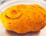 A picture of step 2 of Rajasthani Gatte ki sabzi.