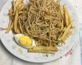 A picture of step 4 of Chicken Spegethi.