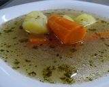 Húsleves csontos sertéshúsból! recept fázis 4 fotója