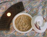 A picture of step 11 of Rajasthani churma.