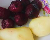 Foto del paso 1 de la receta: LICUADO DE 🍒CIRUELAS🍒 Y 🍐🍐PERAS 🍐🍒🍐🍒
