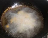 A picture of step 2 of Sponge groud pakoda.