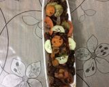 A picture of step 2 of Rajmah salad.