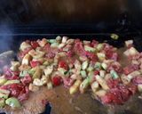 Une image de l'étape 9 de Courgette et tomates au parmesan et épices italiennes.
