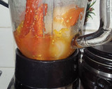 A picture of step 3 of Ckn Pozole.