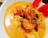 Foto langkah ke 4 dari resep Gulai udang kerupuk kulit 👍🏻😋.