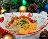 Hình bước làm 3 của món Xôi mặn full topping