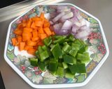 A picture of step 2 of Desi Style Masala Pasta.