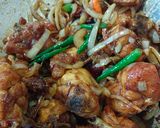 Gambar langkah 4 resipi Ayam Goreng Kicap Sos Tiram.