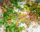 A picture of step 8 of Drumstick Masala Biryani.