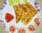 ब्रेड ऑमलेट (bread omelette recipe in marathi) रेसिपी स्टेप 2 फोटो 