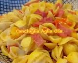 Foto langkah ke 4 dari resep Conchiglie Aglio Olio.