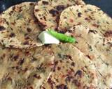 Dry Methi Leaves In Missi Roti On Tava recipe step 8 photo