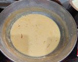 A picture of step 1 of Kesariya Chhena Rabdi Basket.