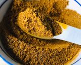 A picture of step 5 of Achari masala.
