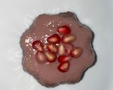 A picture of step 4 of Pomegranate pudding.