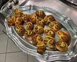 Une image de l'étape 9 de Palmiers pesto parmesan câpres italiennes.