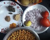मसाला चना करी (masala chana curry recipe in hindi) रेसिपी चरण 1 फोटो