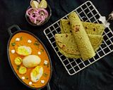 A picture of step 4 of Vegetable Egg Curry.