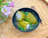 Hình bước làm 3 của món Canh Khổ Qua Dồn Chả Cá