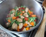 Foto del paso 5 de la receta Arroz caldoso de pollo rápido