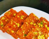 A picture of step 4 of Carrot barfi.