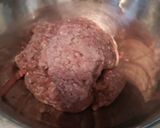 A picture of step 1 of Seekh kababs.