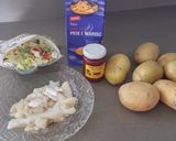 Foto del paso 1 de la receta Guiso de patatas con bacalao
