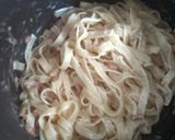 Foto del paso 4 de la receta: Tagliatelle a la carbonara (sin nata. Receta original)